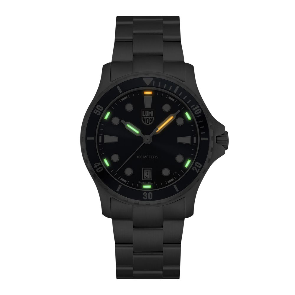 Luminox Men's Grey Stainless Steel Sport Watch with Timer