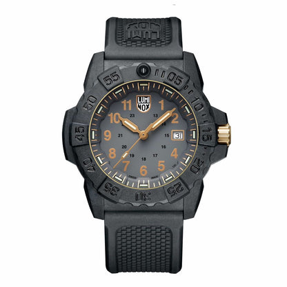 Luminox Men's Black Rubber Sport Watch with Navy Seal Technology