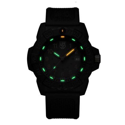 Luminox Men's Black Rubber Sport Watch with Navy Seal Technology