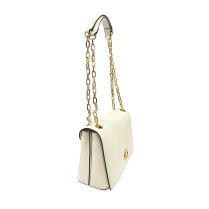 Twinset White PU Women Crossbody Bag