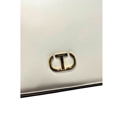 Twinset White PU Women Crossbody Bag