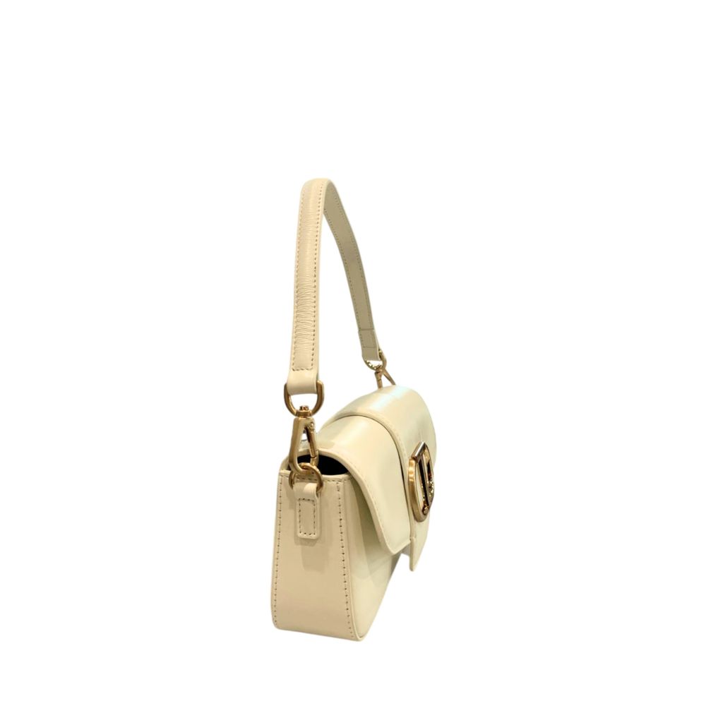 Twinset White Polyethylene Clutch Bag