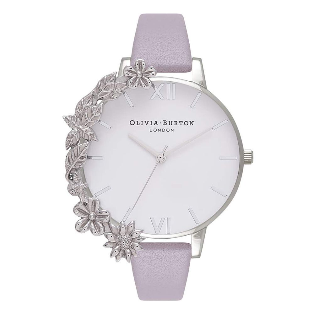Olivia Burton Women's Purple Synthetic Leather Watch