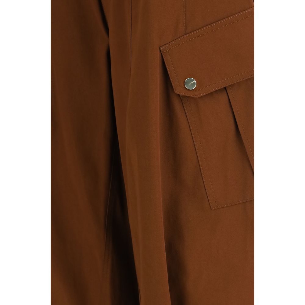 PINKO Brown Cotton Casual Pants - Rosalín