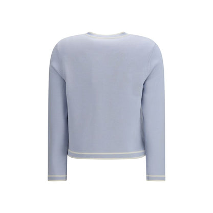 Tory Burch Kendra Blue Wool Cardigan