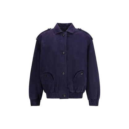 Blazé Milano Blue Lamb Ovis Aries Bomber Jacket