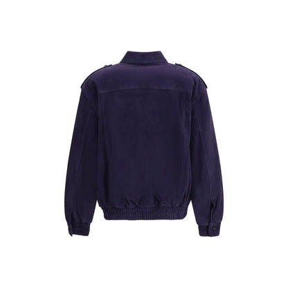 Blazé Milano Blue Lamb Ovis Aries Bomber Jacket