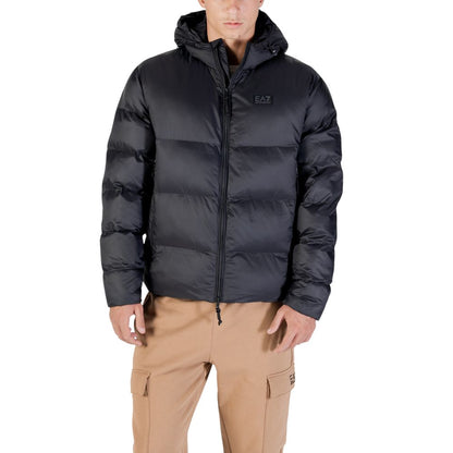 EA7 Emporio Armani Black Puffer Jacket
