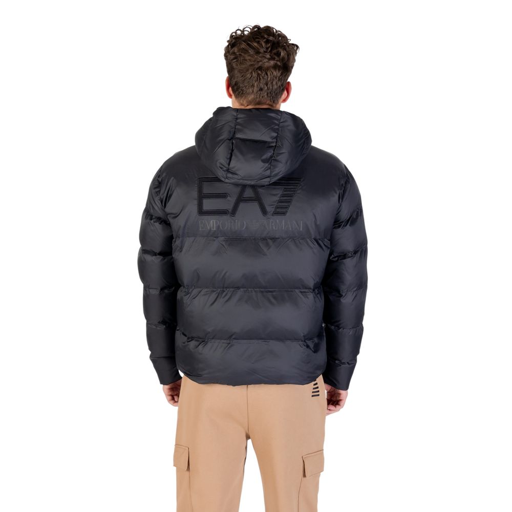 EA7 Emporio Armani Black Puffer Jacket
