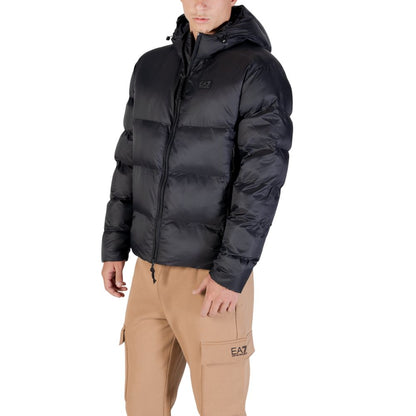 EA7 Emporio Armani Black Puffer Jacket