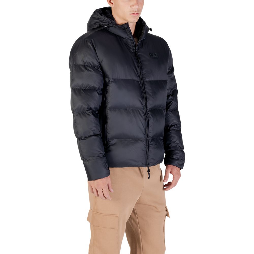 EA7 Emporio Armani Black Puffer Jacket