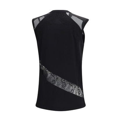 PINKO Black Cotton T-Shirt - Top Molly