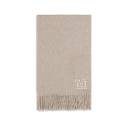 Max Mara Beige Cashmere Scarf - Dalia Collection