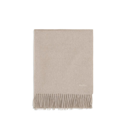 Max Mara Beige Cashmere Scarf - A Touch of Timeless Elegance