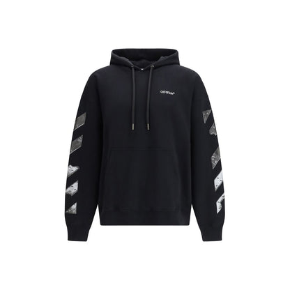 Off-White Metal Arrow Skate Hoodie in Black Cotton
