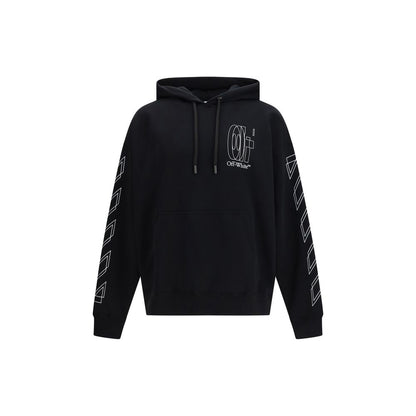 Off-White Big Double Arrow Skate Hoodie - Black Cotton Sweatshirt