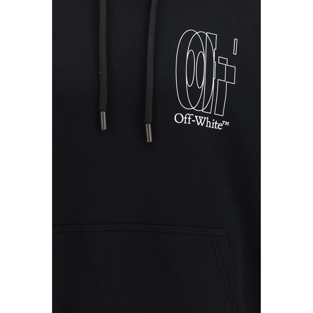 Off-White Big Double Arrow Skate Hoodie - Black Cotton Sweatshirt