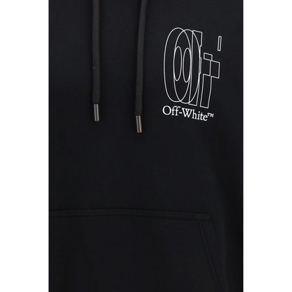Off-White Big Double Arrow Skate Hoodie - Black Cotton Sweatshirt
