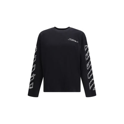 Off-White Black Cotton Sportswear Long-Sleeve T-Shirt