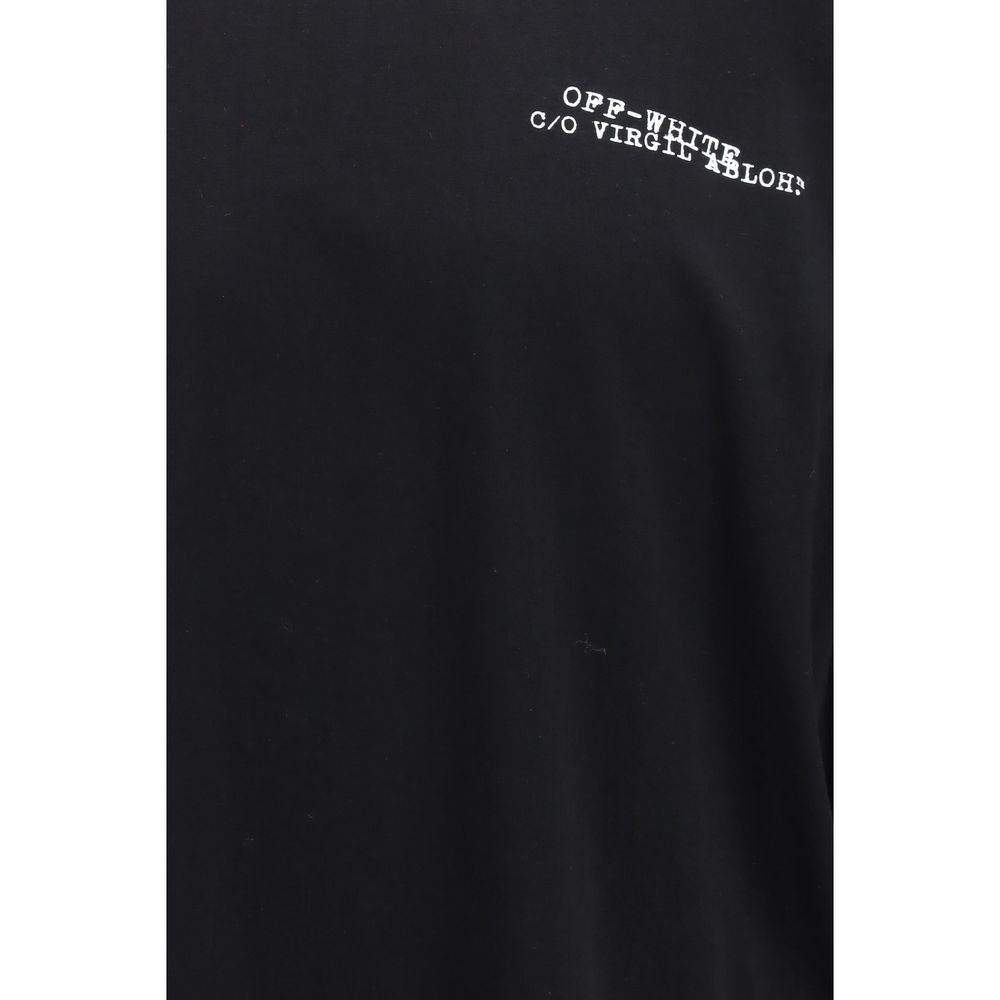 Off-White Black Cotton Sportswear Long-Sleeve T-Shirt