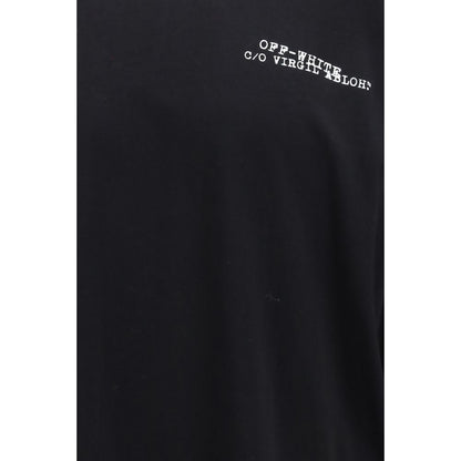 Off-White Black Cotton Sportswear Long-Sleeve T-Shirt