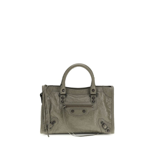 Balenciaga Small Le City Shoulder Bag in Army Green