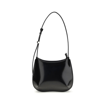 Jacquemus Black Leather Le Petit Bisou Shoulder Bag