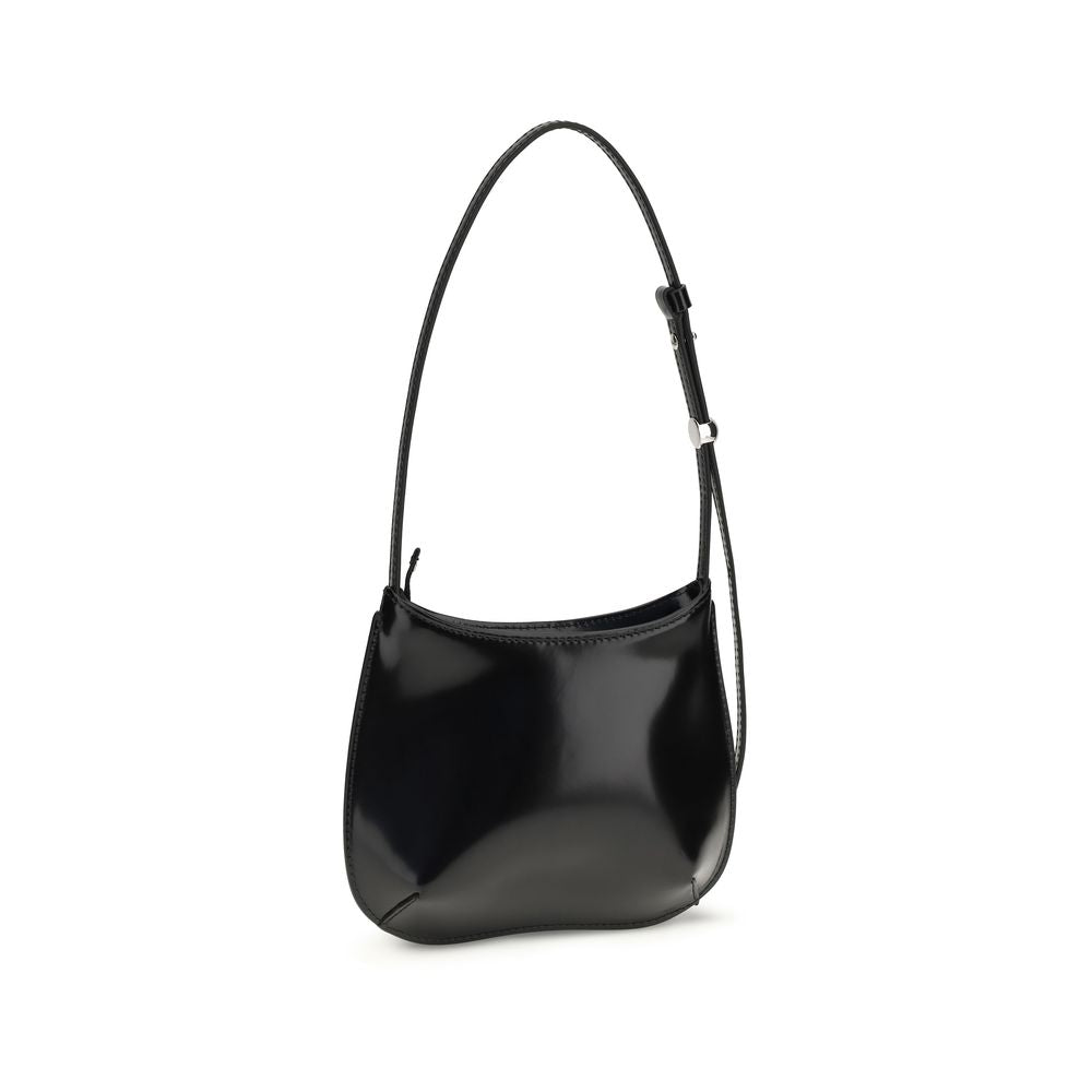 Jacquemus Black Leather Le Petit Bisou Shoulder Bag