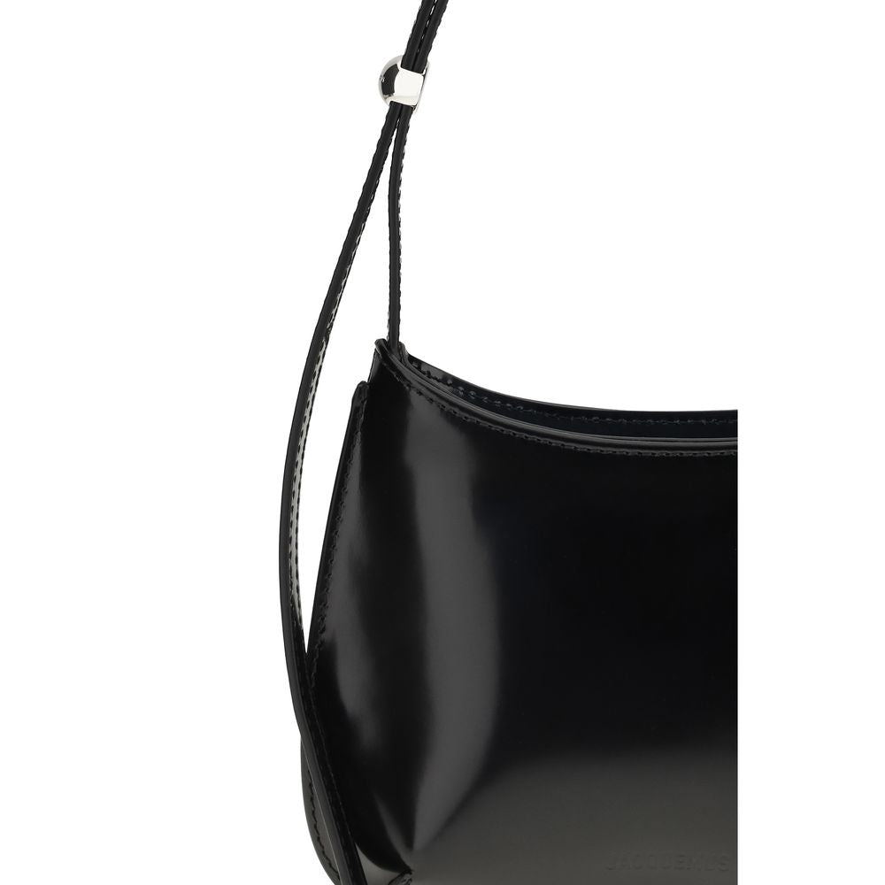Jacquemus Black Leather Le Petit Bisou Shoulder Bag