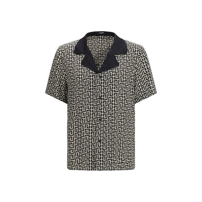 Balmain Monogram-Print Pyjama Top Sleepwear