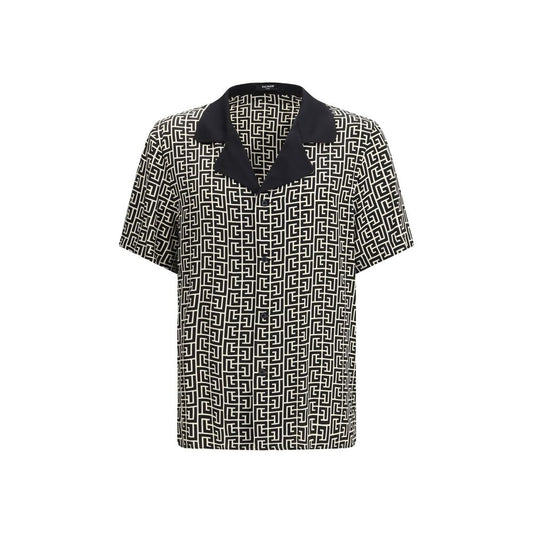 Balmain Monogram-Print Pyjama Top Sleepwear