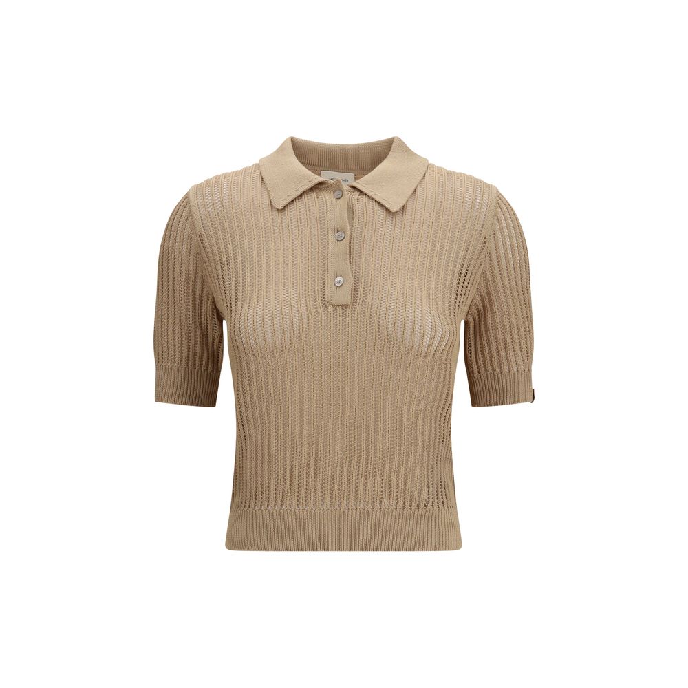 Jacob Cohen Beige Cotton Polo Shirt - Elegant Summer Staple