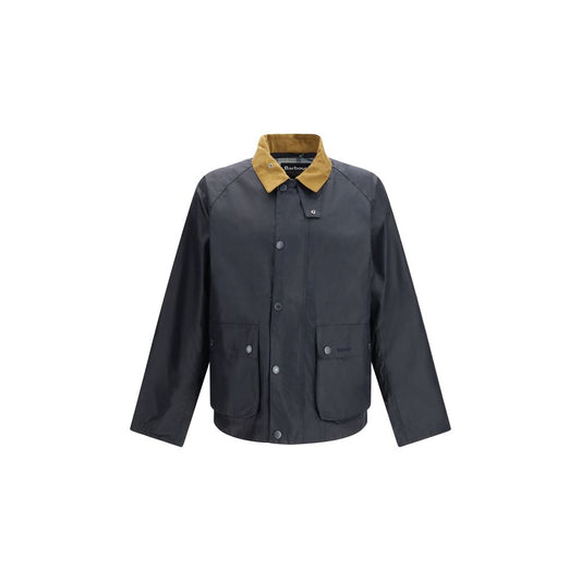 Barbour Modern Bedale Wax Jacket in Blue Cotton
