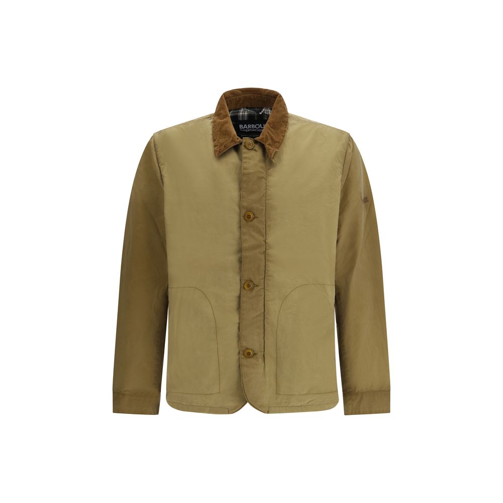 Barbour International Troon Washed Waxed Cotton Jacket