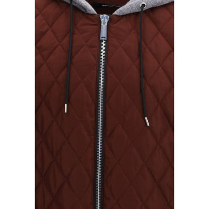 Dsquared² Bordeaux Fabric Bomber Jacket