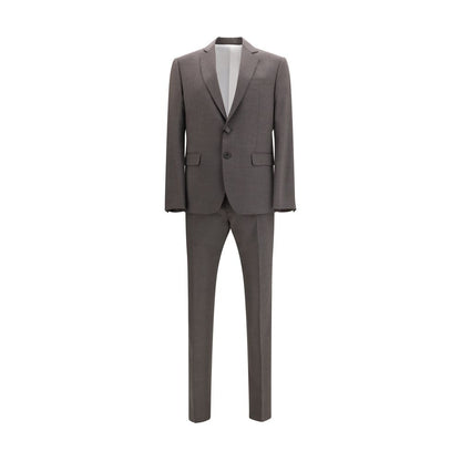 Dsquared2 Gray Fleece Wool Two-Piece Suit - Modern Elegance Redefined