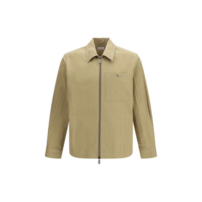 Burberry Check Cotton Zip Shirt Jacket