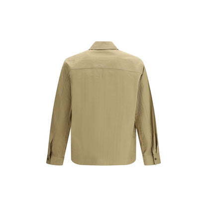 Burberry Check Cotton Zip Shirt Jacket