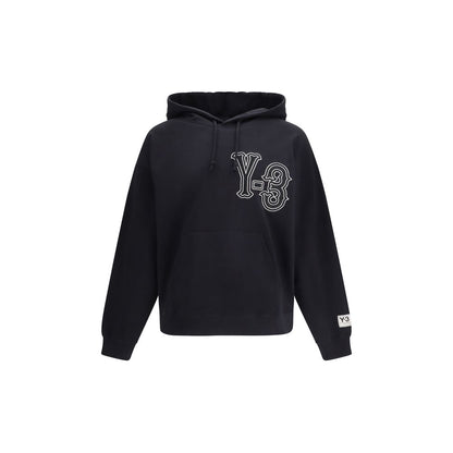 Y-3 Black Cotton Sweatshirt - Elite 5 Hoodie