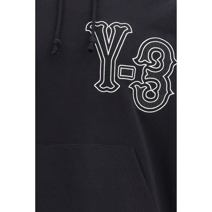 Y-3 Black Cotton Sweatshirt - Elite 5 Hoodie