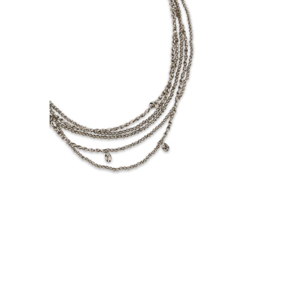 Brunello Cucinelli Silver Spiral Bracelet