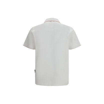 MooRER White Cotton Polo Shirt - Bradley-JCL