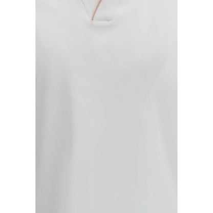 MooRER White Cotton Polo Shirt - Bradley-JCL