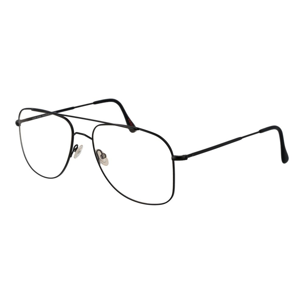 Andy Wolf Black Metal Glasses – Unisex Aviator Frames