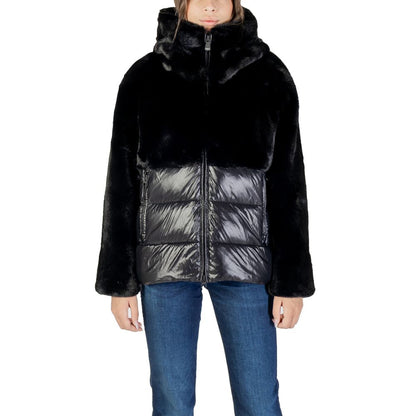Blauer Women's FANEVIL Black Polyester Coat