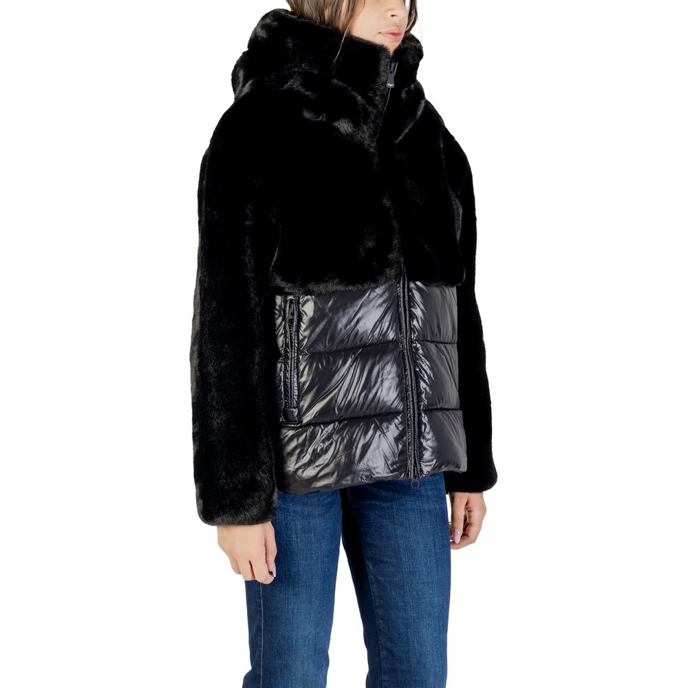 Blauer Women's FANEVIL Black Polyester Coat