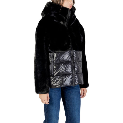 Blauer Women's FANEVIL Black Polyester Coat
