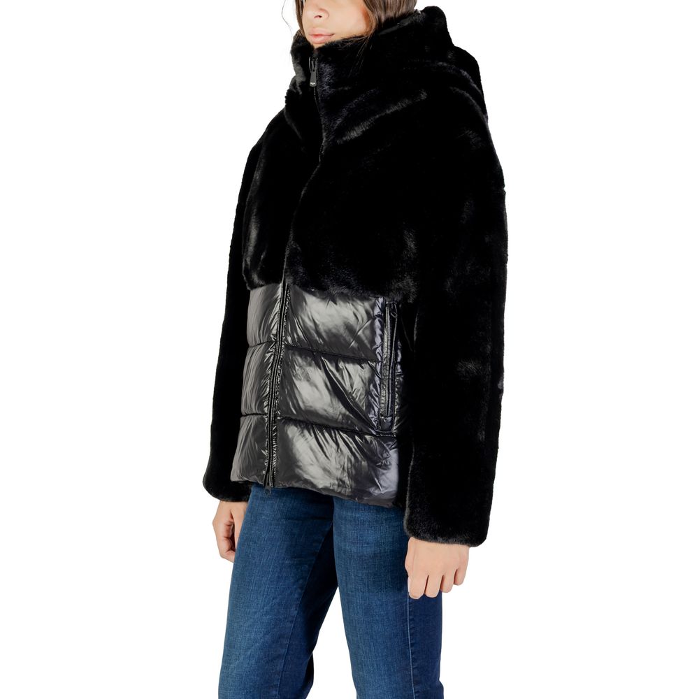 Blauer Women's FANEVIL Black Polyester Coat