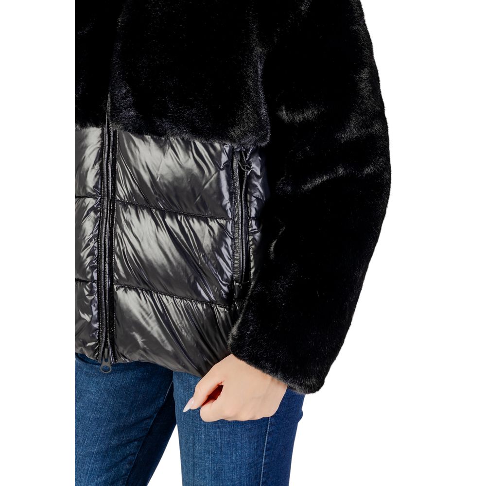 Blauer Women's FANEVIL Black Polyester Coat