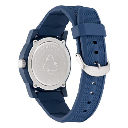 Nautica Men's Silicone Sport Watch with Eco Ceramic Case